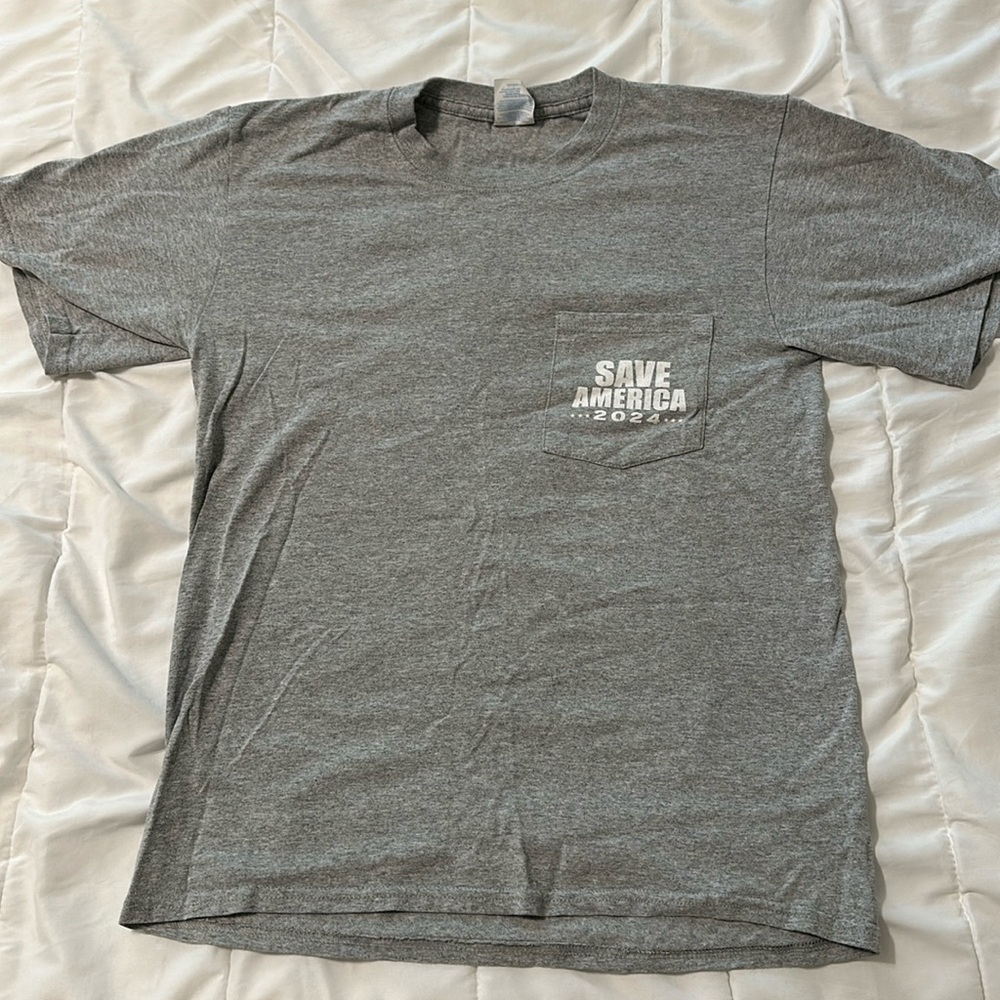 “Save America 2024” T-shirt in small